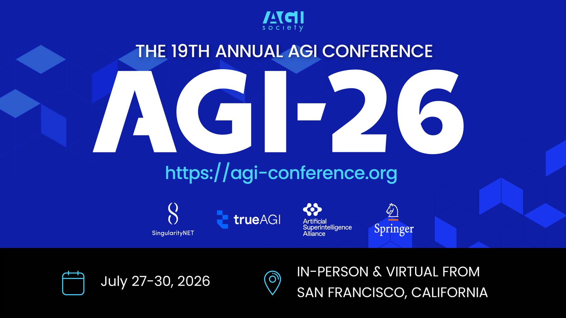 The AGI-26 Conference