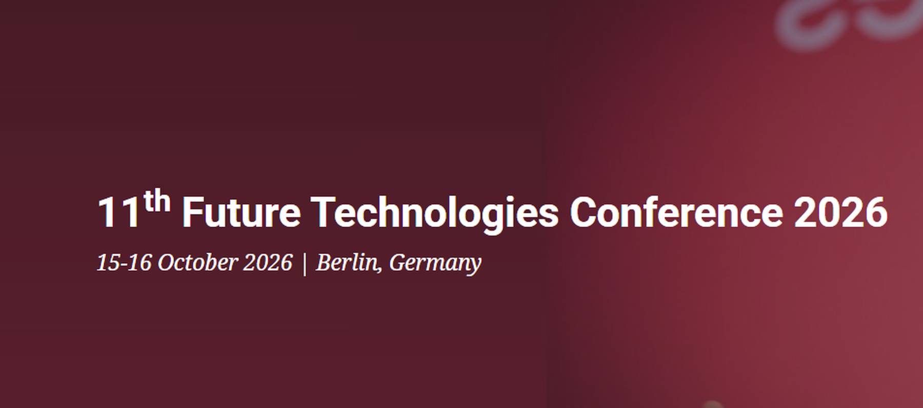 Future Technologies Conference (FTC) 2026