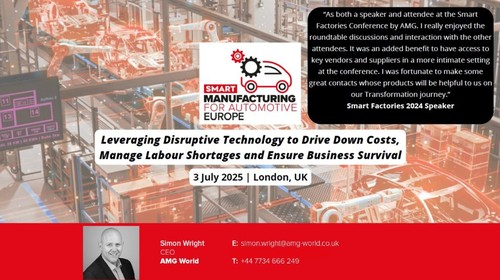 Smart Manufacturing for Automotive Europe 2025