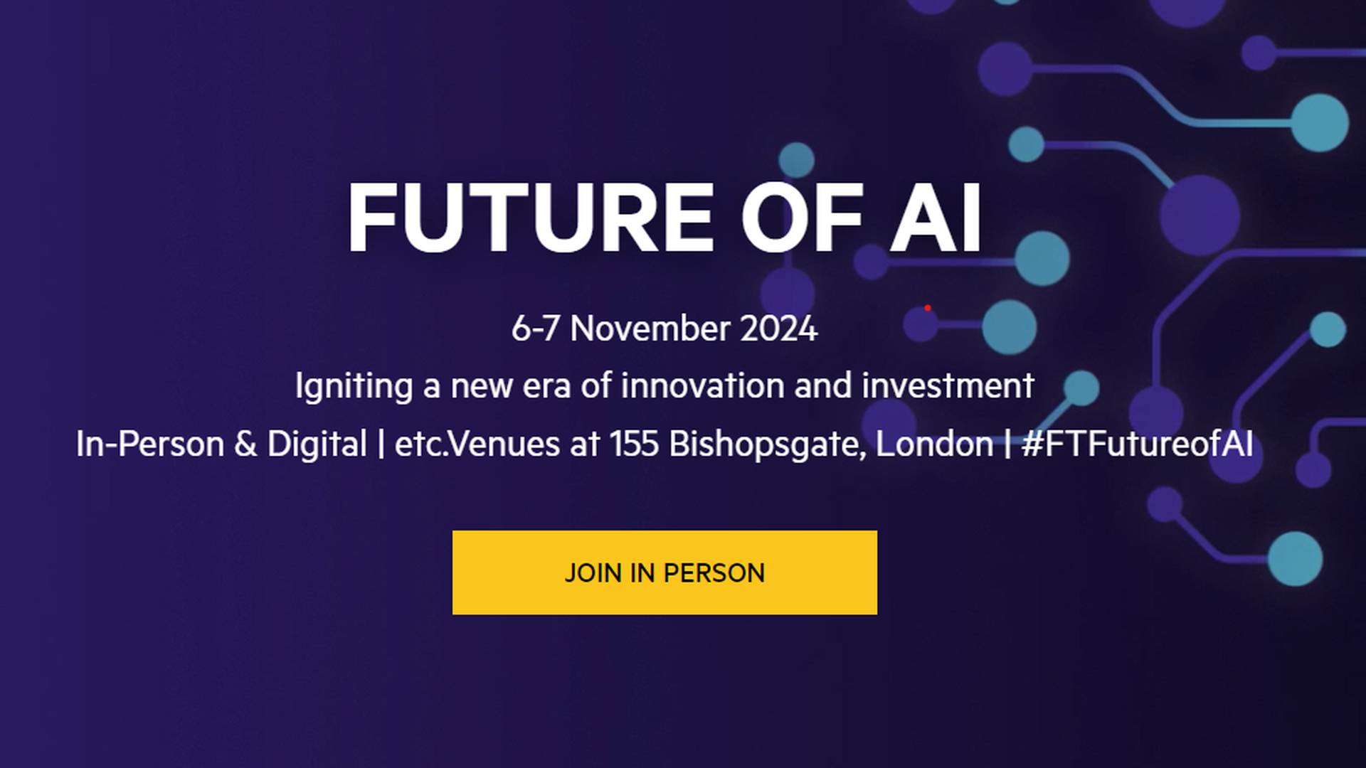 Future of AI 2024 | AI & ML Events