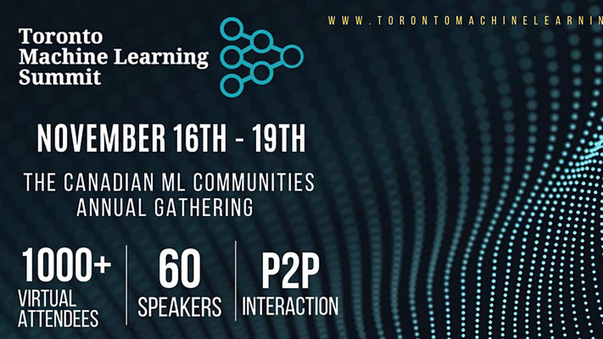 Toronto Machine Learning Summit 2020 AI & ML Events