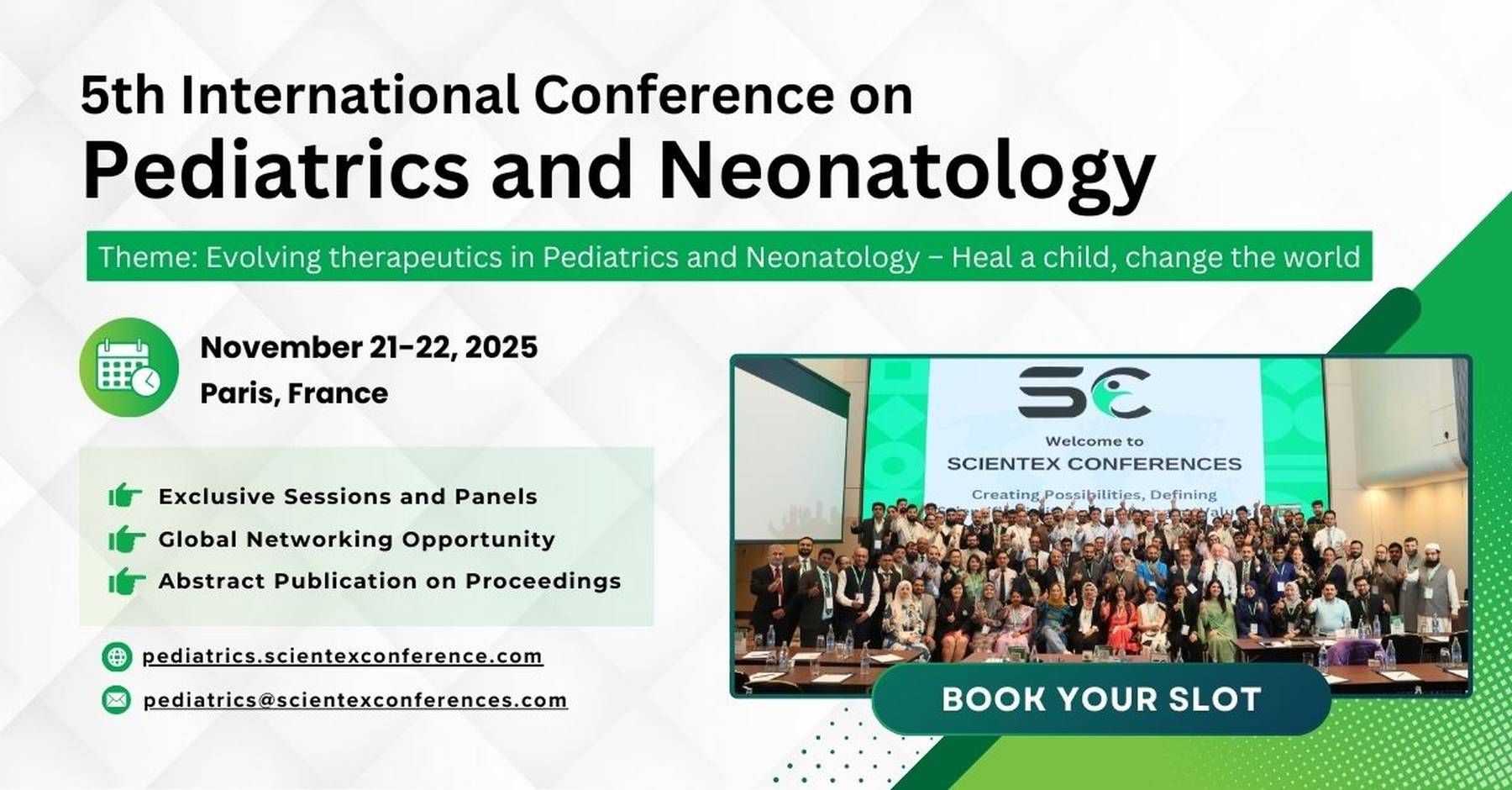 5th International Conference on Pediatrics and Neonatology 2025
