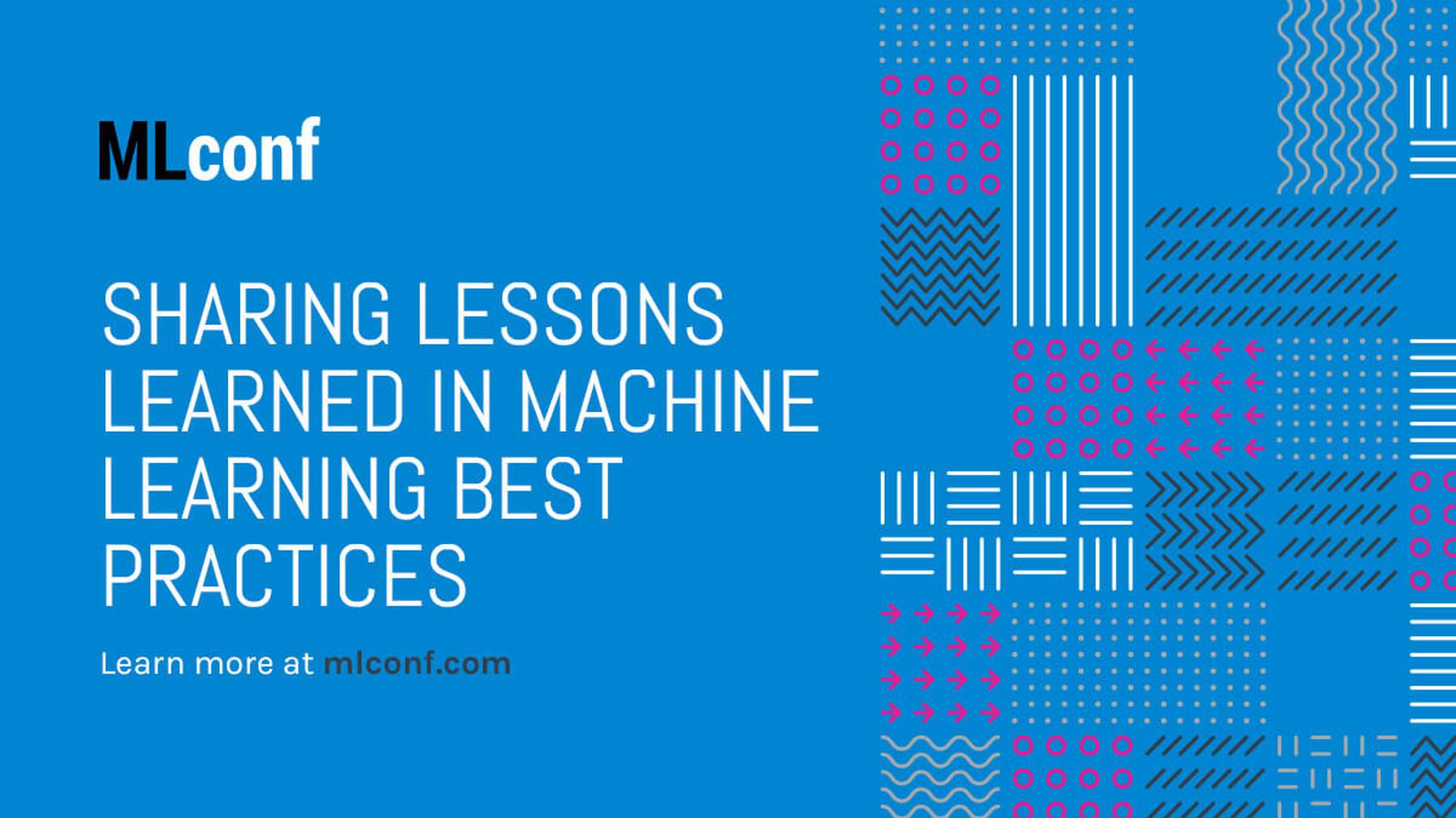 MLconf – The Machine Learning Conference