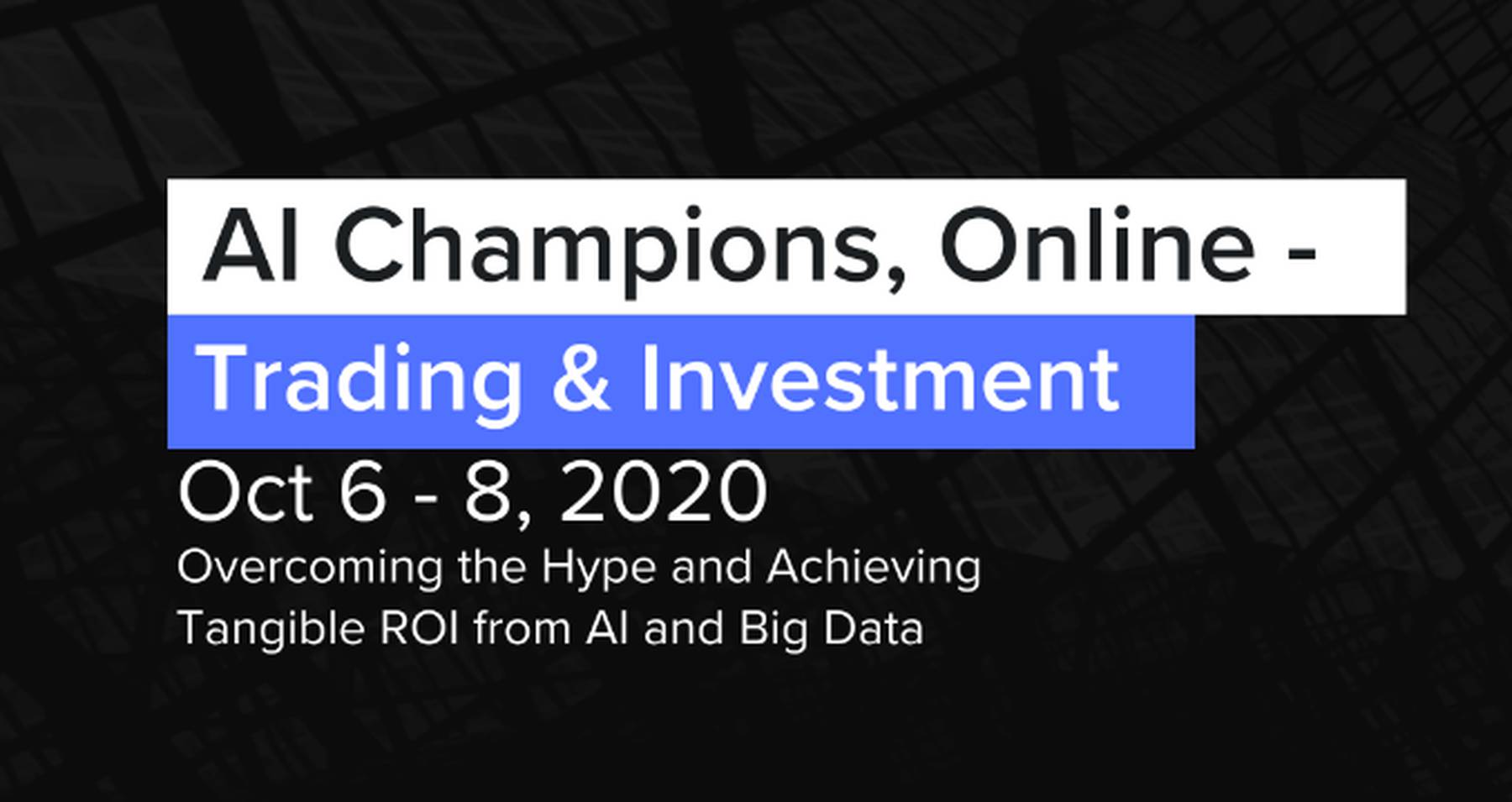 AI Champions - Trading & Investment 2020