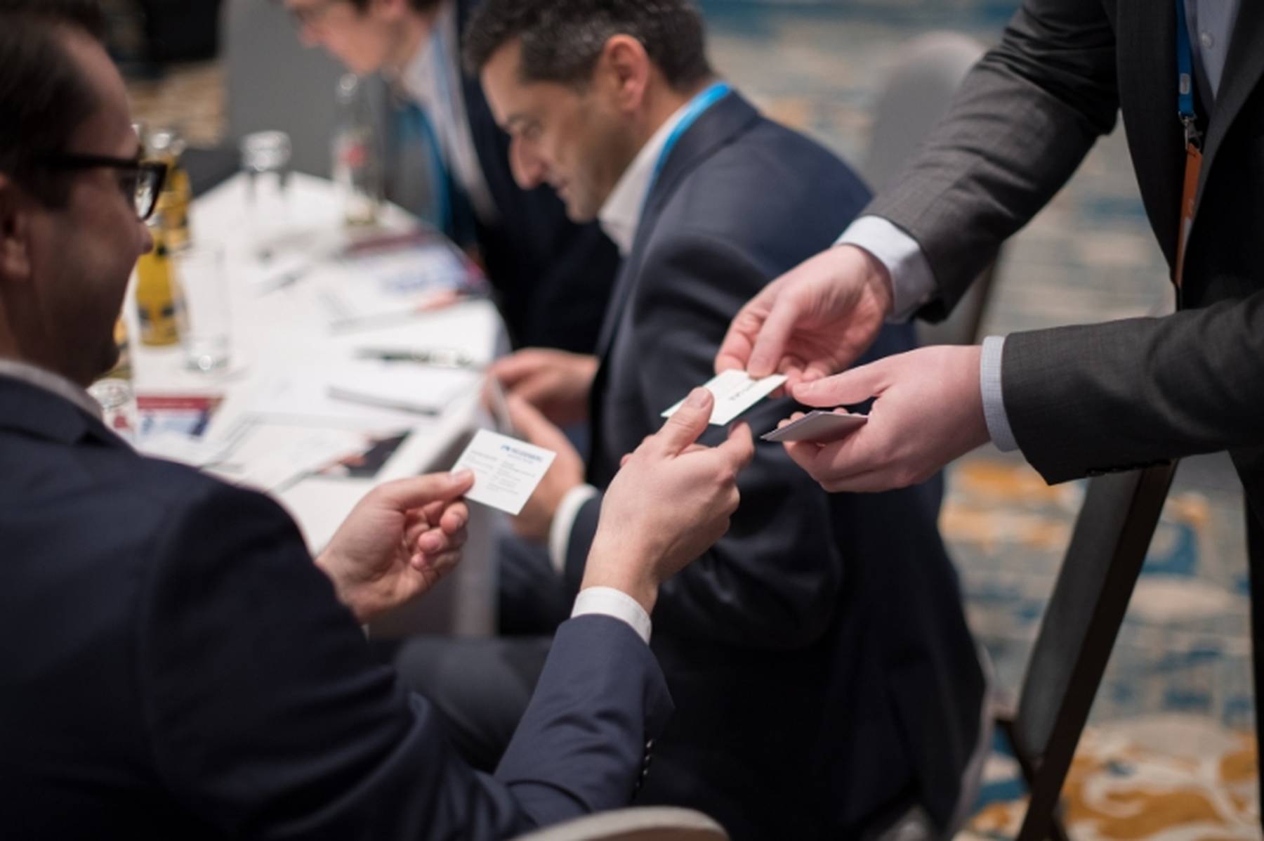 Say Hello! Networking  As the name suggests, you'll have 3 minutes to meet fellow attendees and learn why they're here. Be sure to hHave your business cards ready!
