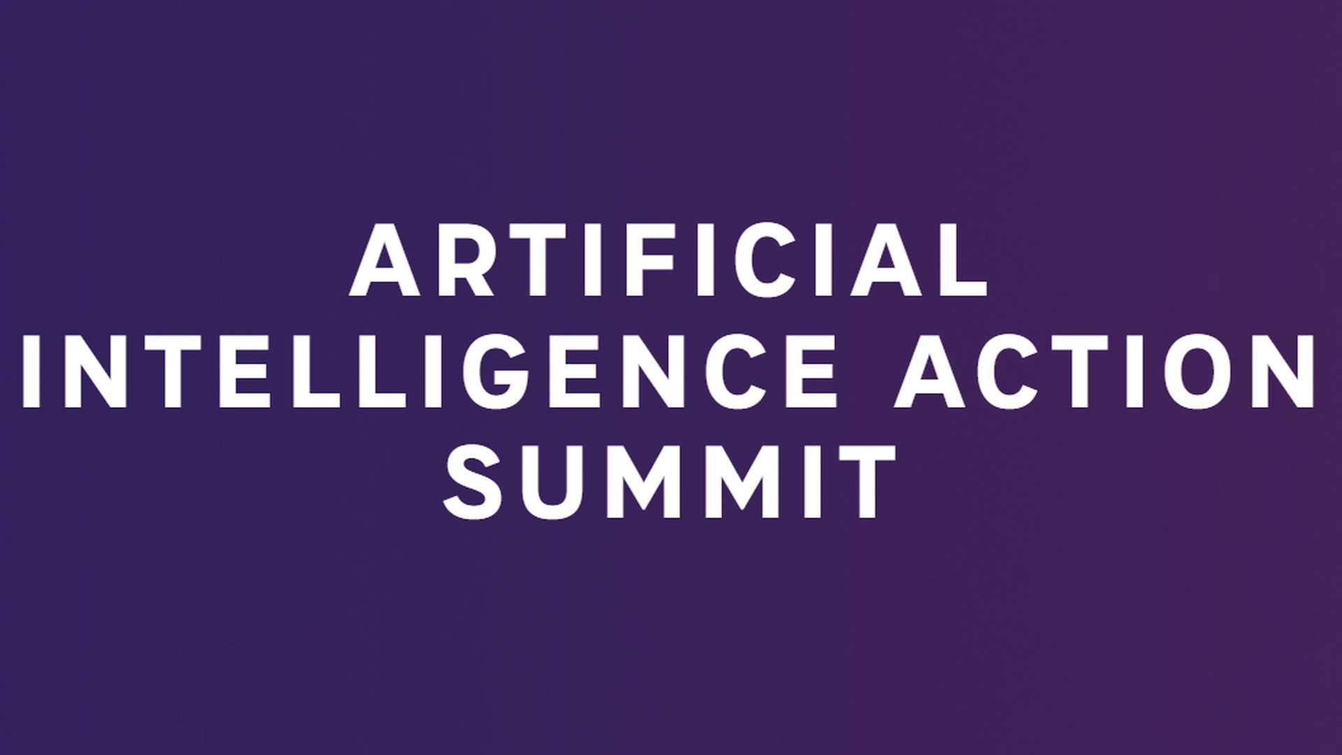 Artificial Intelligence Action Summit 2025 | AI & ML Events