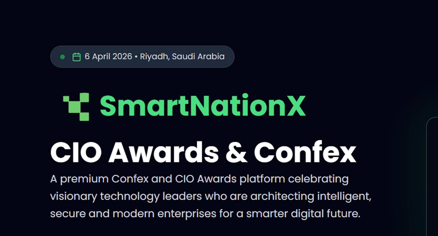 SmartNationX CIO Awards & Confex 2026