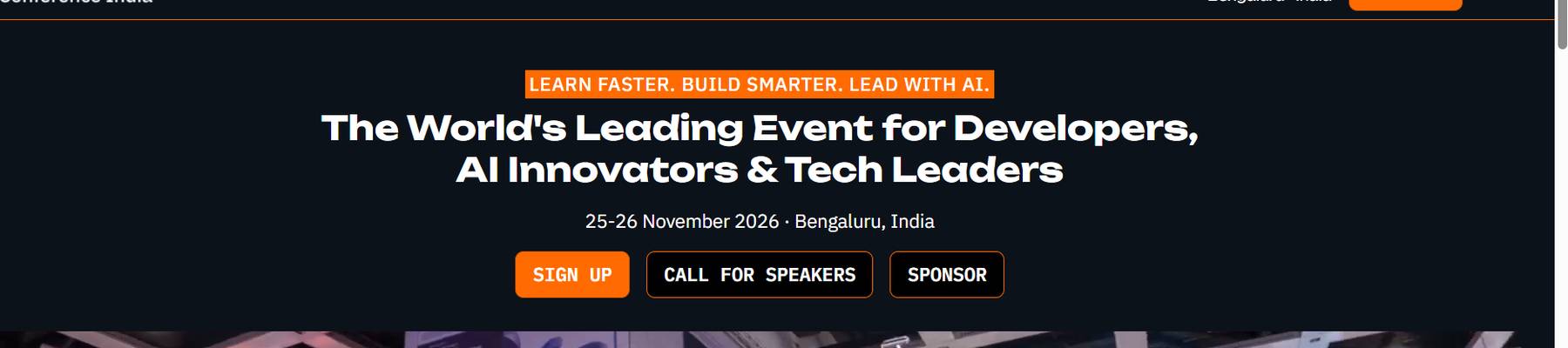 WeAreDevelopers Conference India 2026