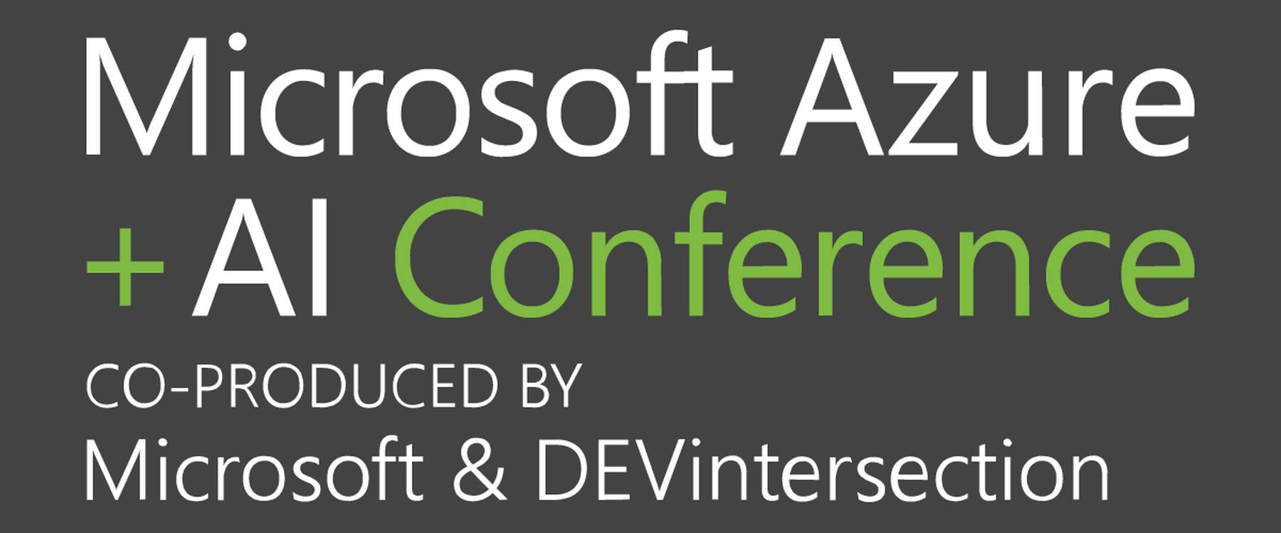 Microsoft Azure + AI Conference AI & ML Events