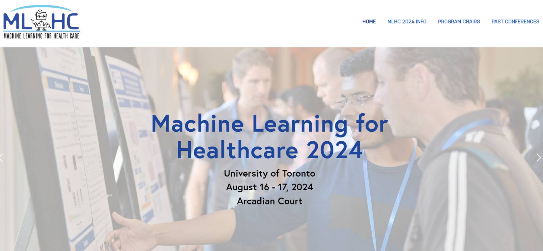 Machine Learning for Healthcare 2024