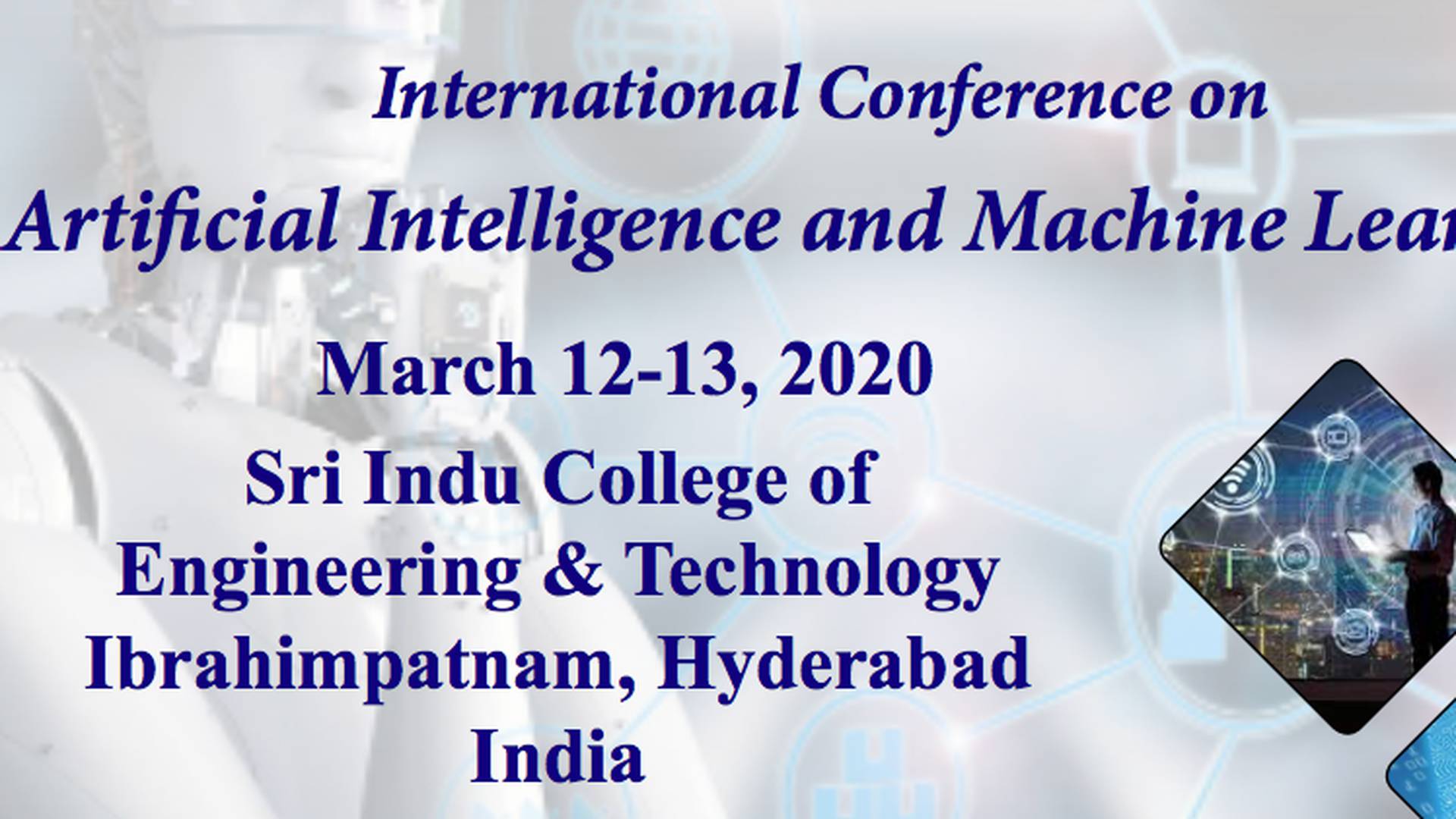 International Conference on Artificial Intelligence and Machine