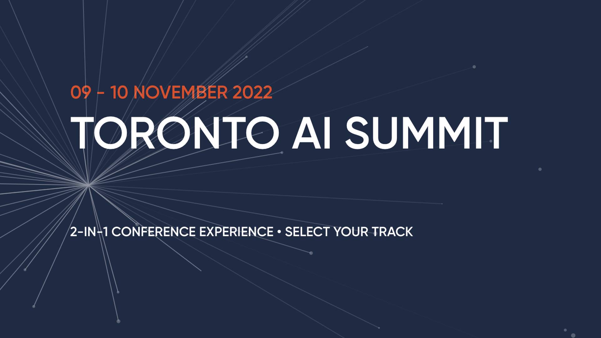 Toronto AI Summit 2022 AI & ML Events