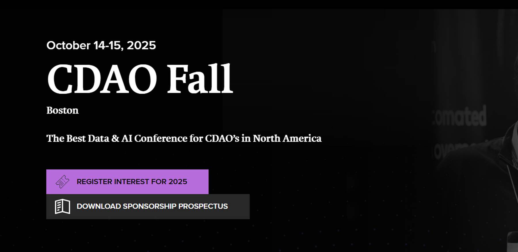 CDAO Fall Boston 2025