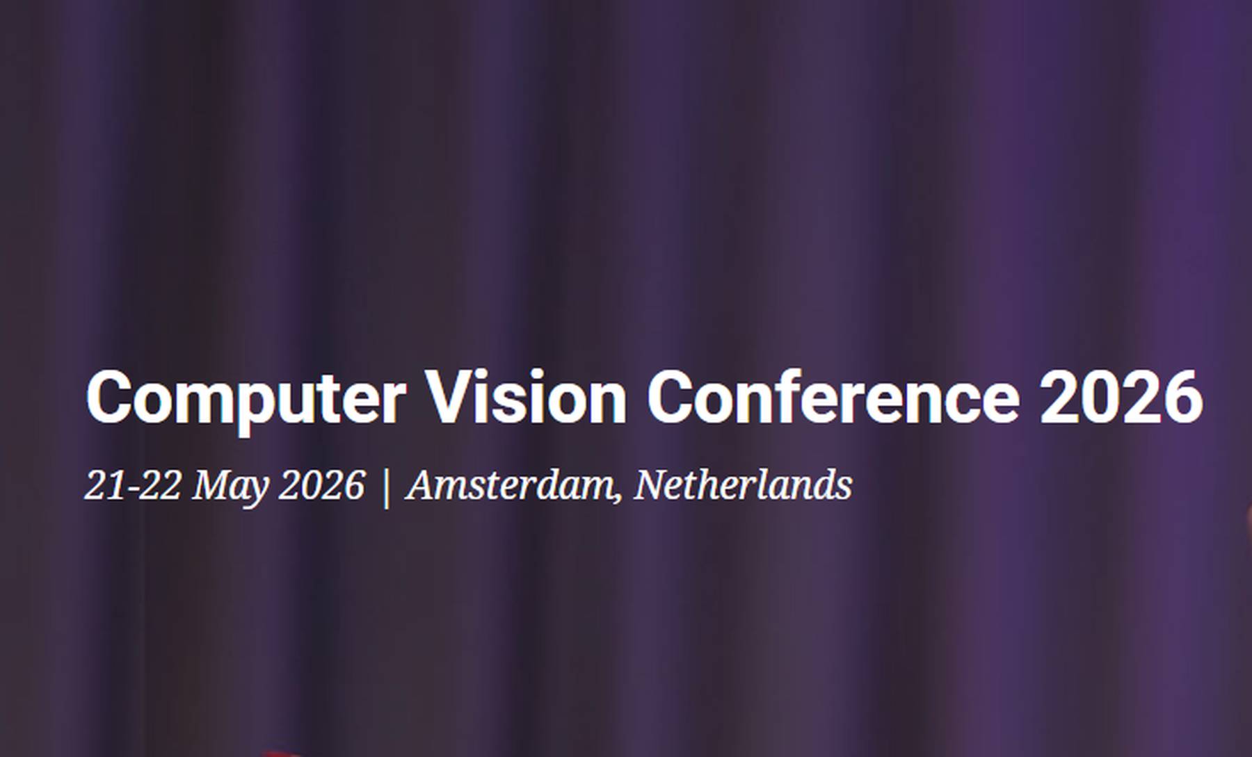 Computer Vision Conference 2026