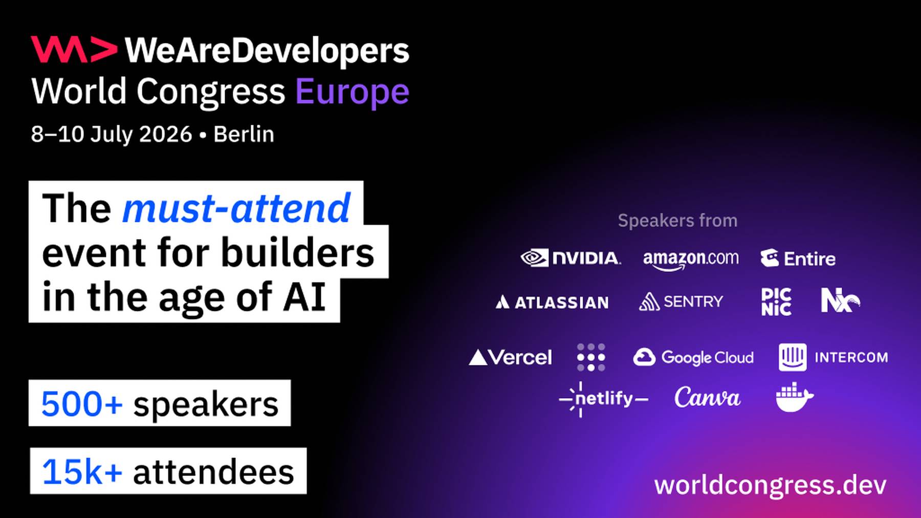 WeAreDevelopers World Congress Germany 2026