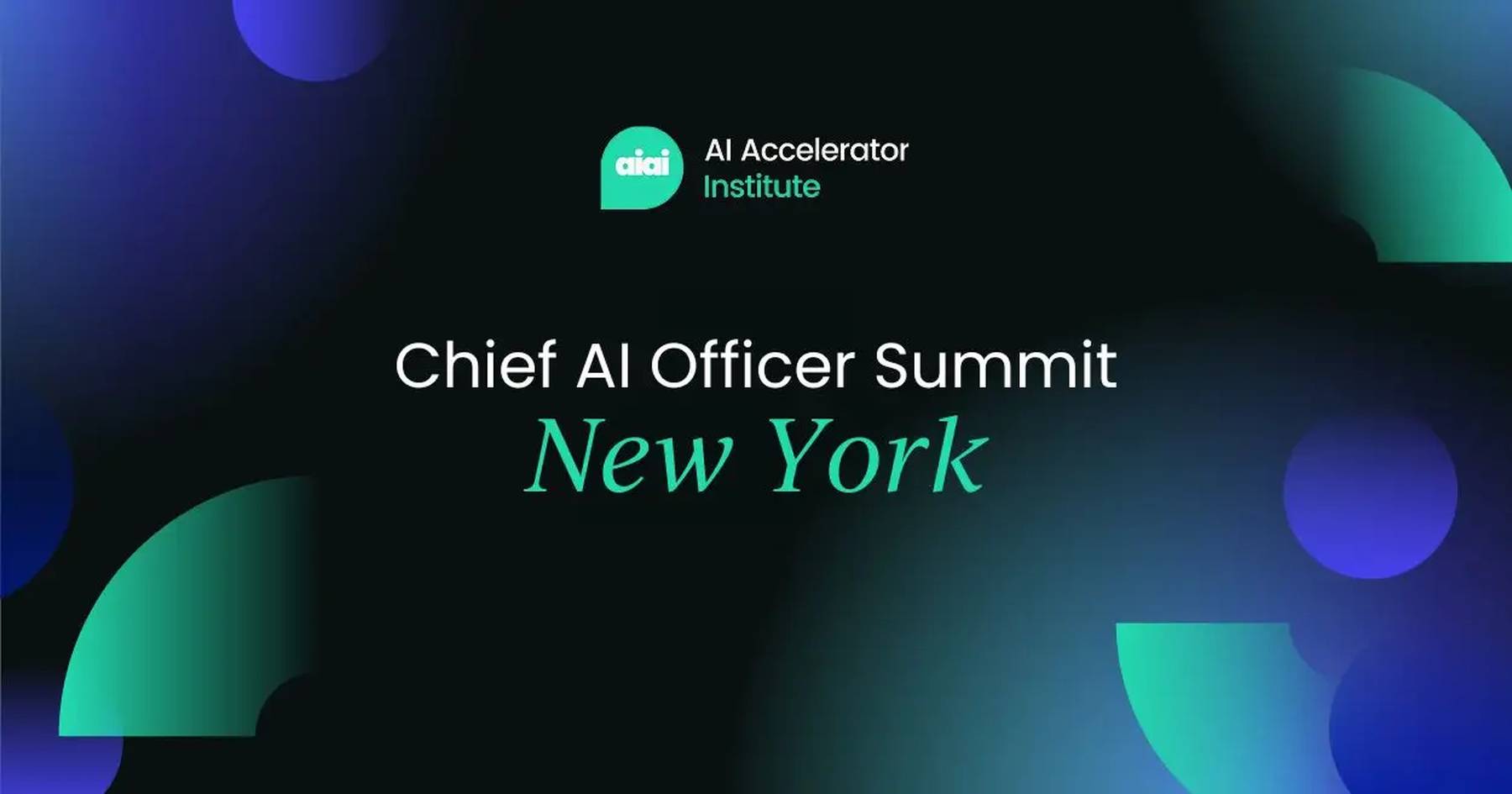 Chief AI Officer Summit New York 2025