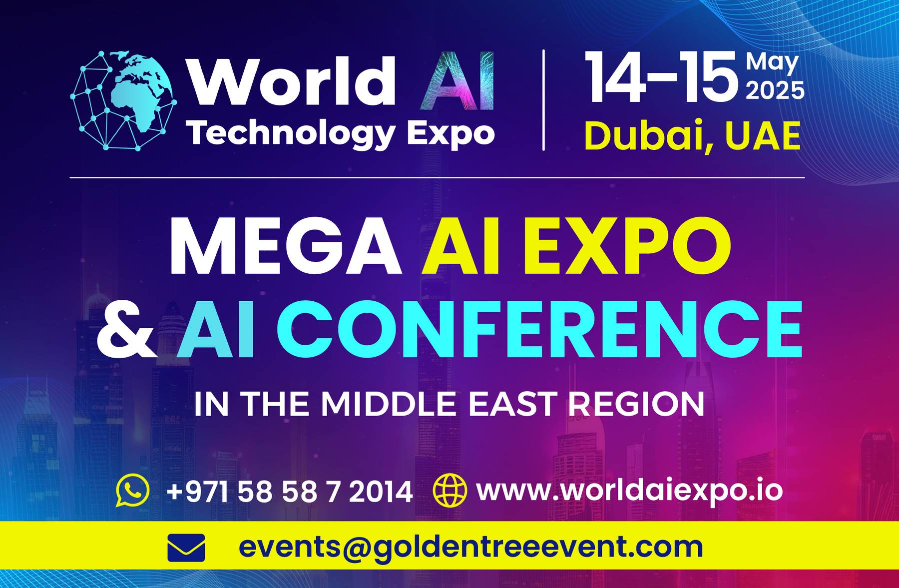 World AI Technology Expo Dubai UAE 2025