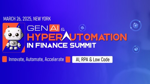 GenAI & Hyperautomation in Finance Summit 2025 New York