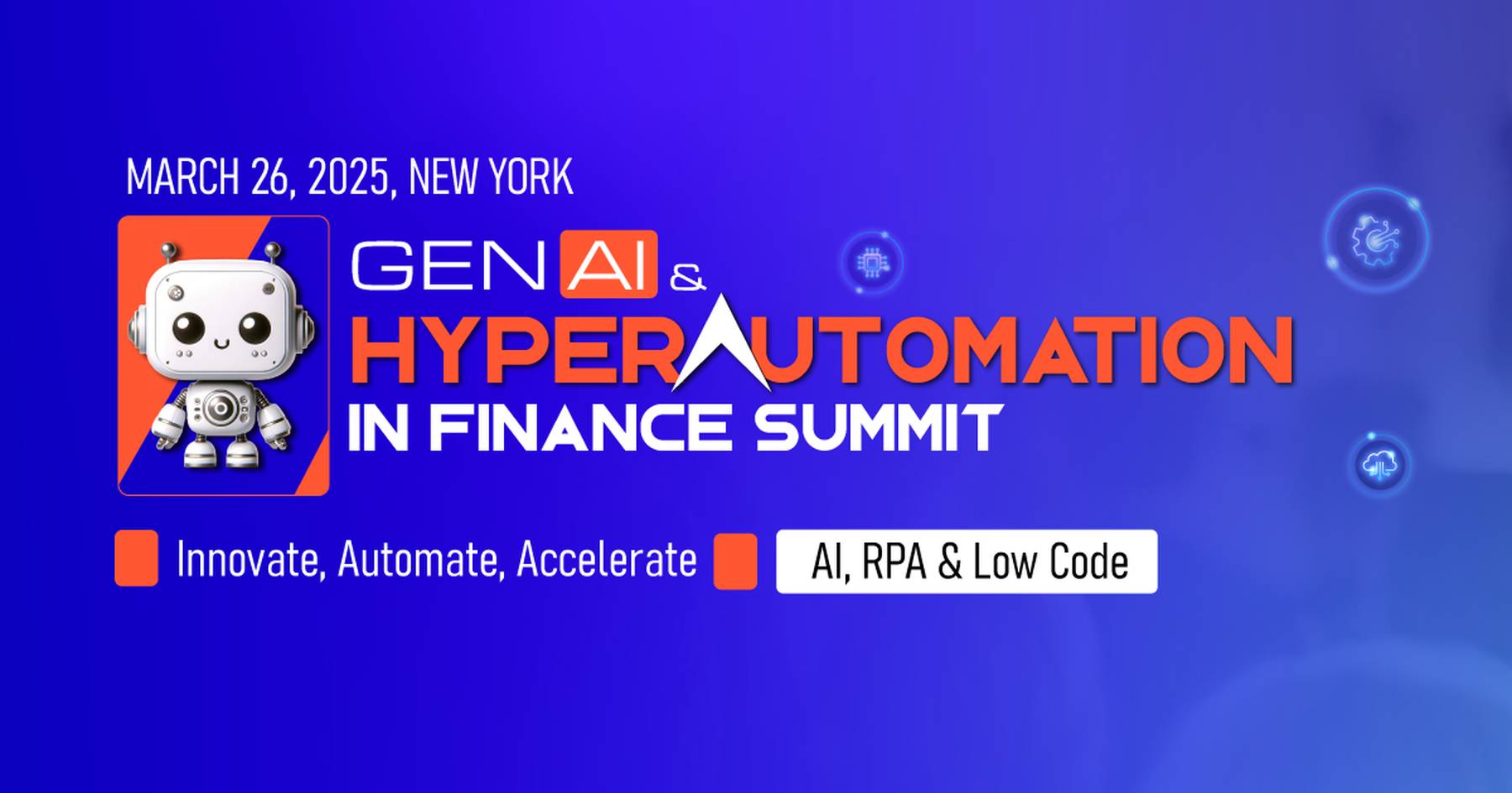 GenAI & Hyperautomation in Finance Summit 2025 New York