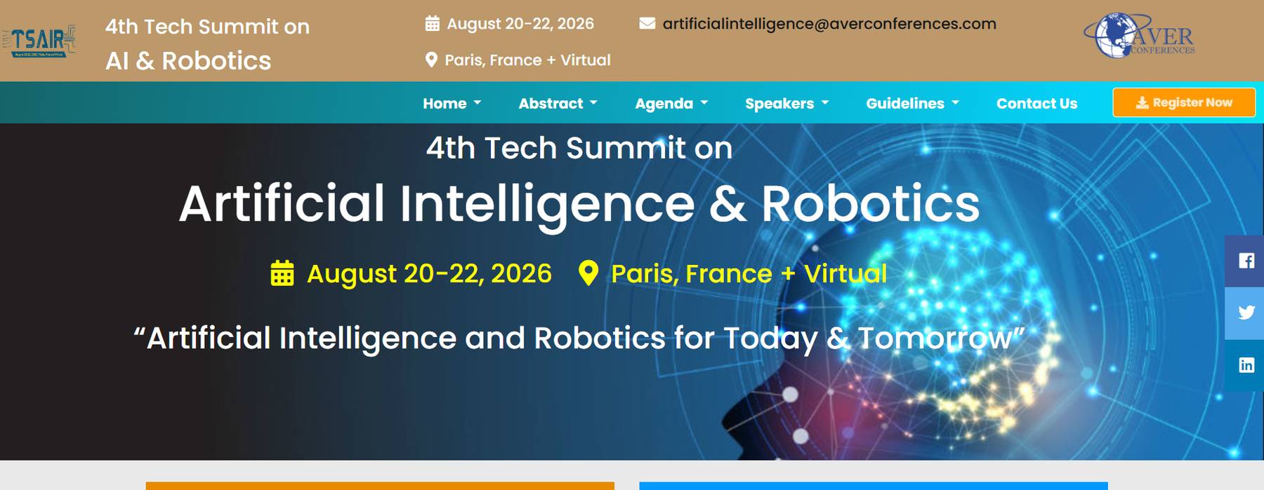 Tech Summit on Artificial Intelligence & Robotics 2026