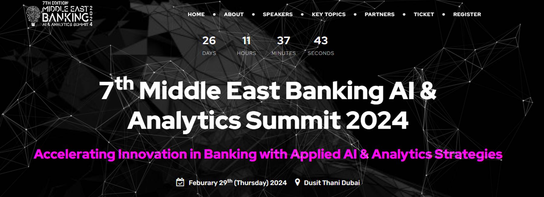 Middle East Banking AI & Analytics Summit 2024
