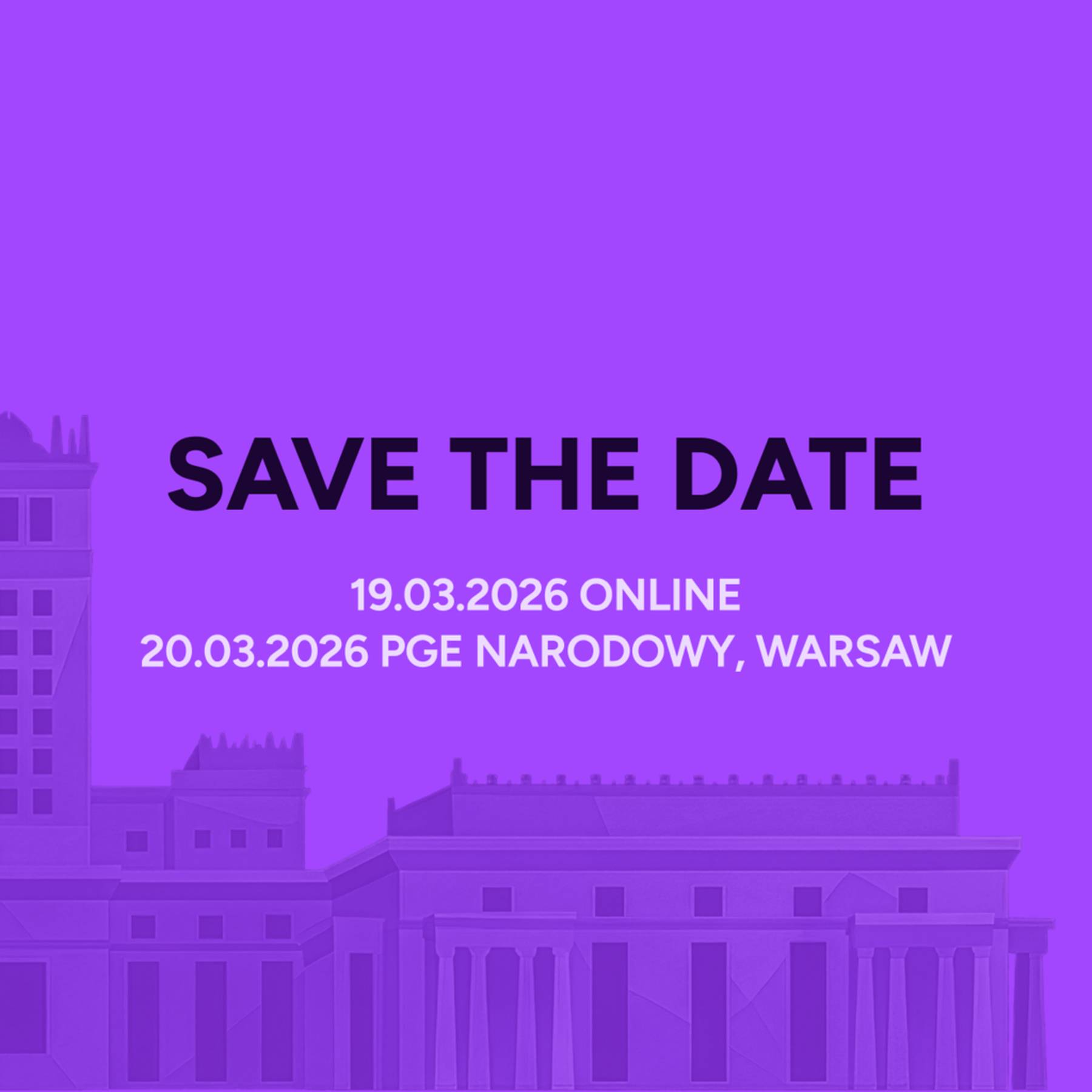 📆 Save the date: 19-20.03.2026
