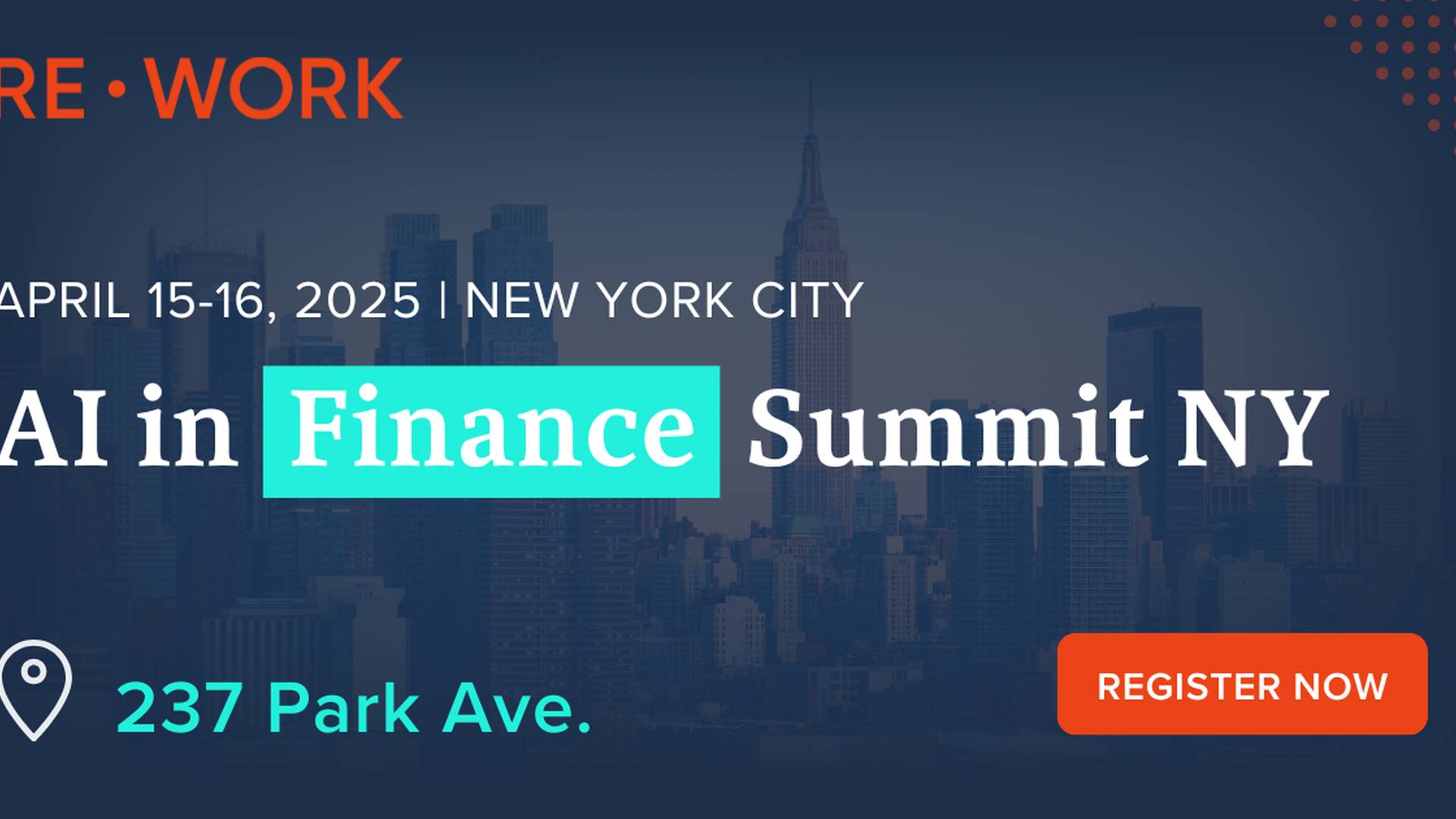 AI in Finance Summit New York 2025 | AI & ML Events
