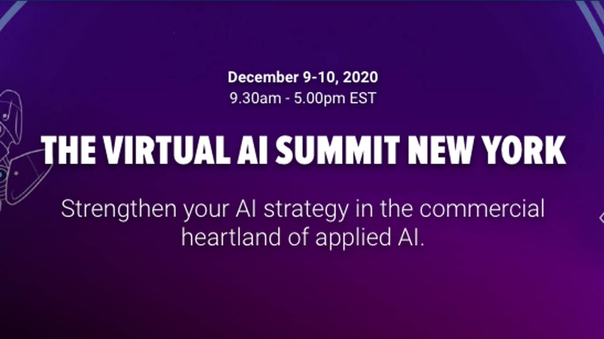 Virtual AI Summit New York 2020 | AI & ML Events