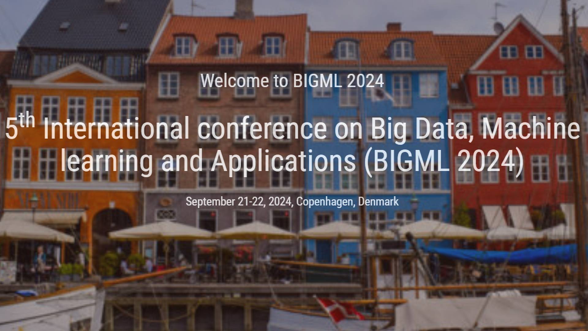 5th International conference on Big Data, Machine learning and ...