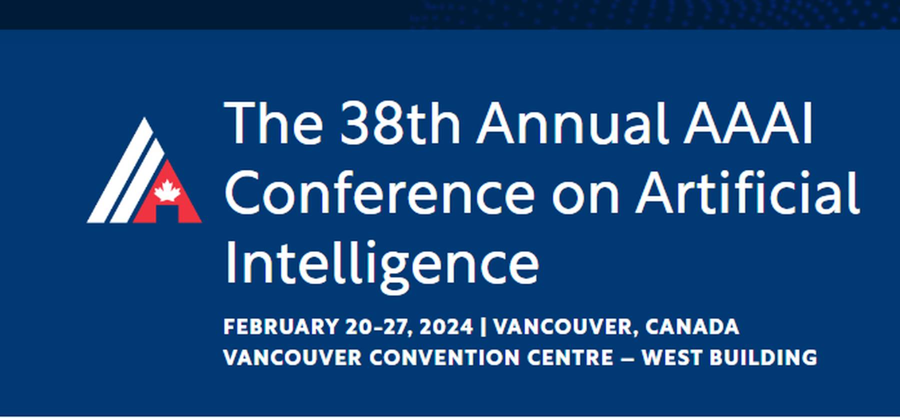 The 38th Annual AAAI Conference on Artificial Intelligence 2024