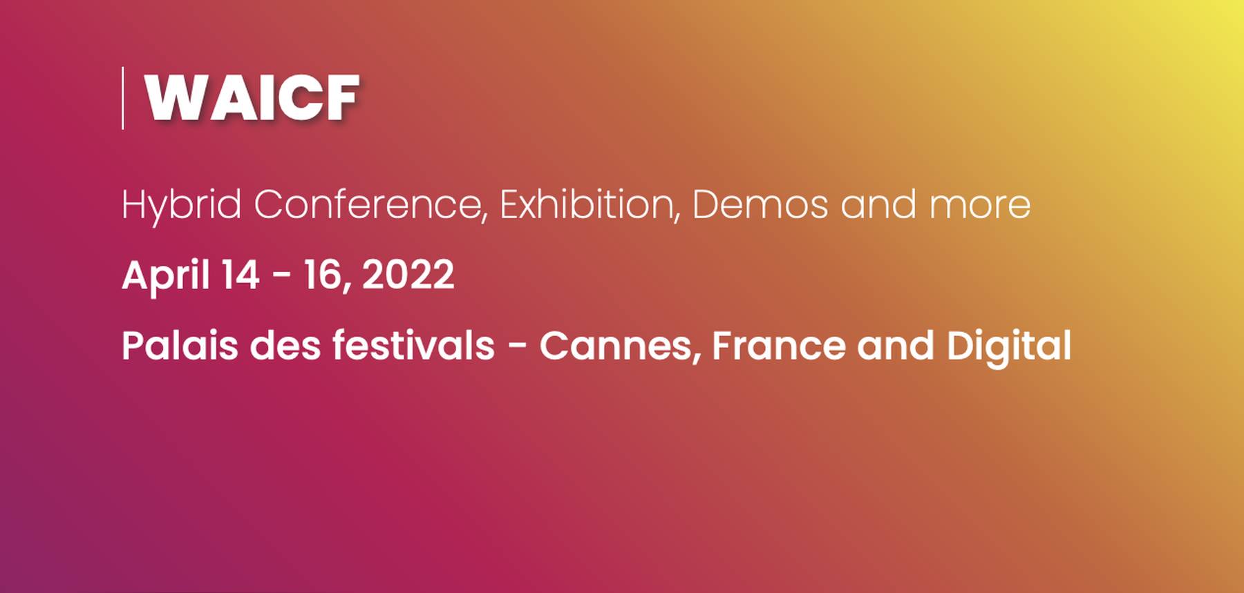 World AI Cannes Festival 2022