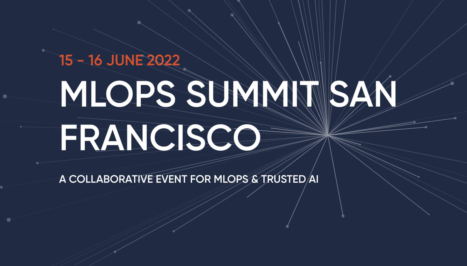 MLOps Summit 2022 AI & ML Events
