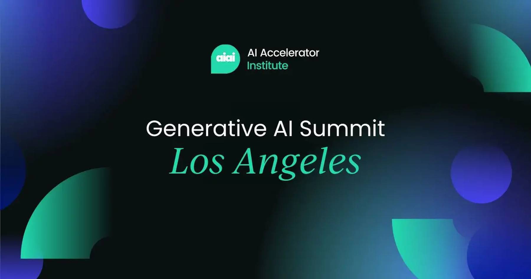 Generative AI Summit Los Angeles 2025