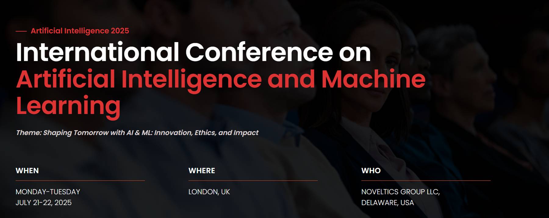 International Conference on Artificial Intelligence and Machine Learning  2025